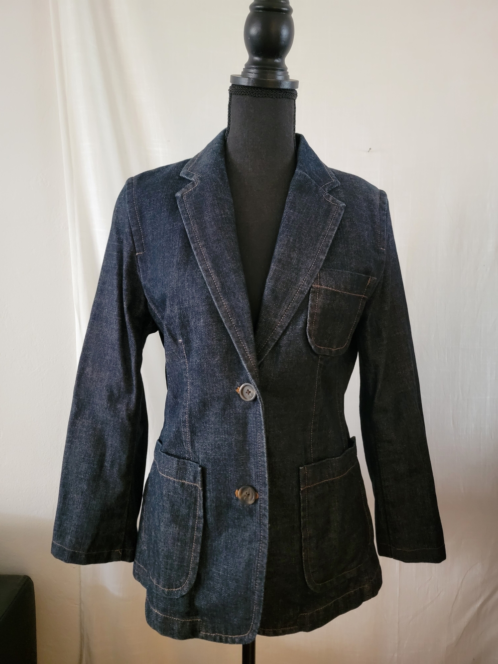 GAP Dark Indigo Denim Blazer/6